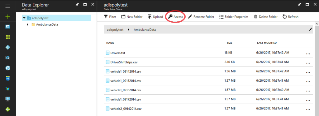 Access Data from Azure Data Lake Store using Polybase with Azure Data ...